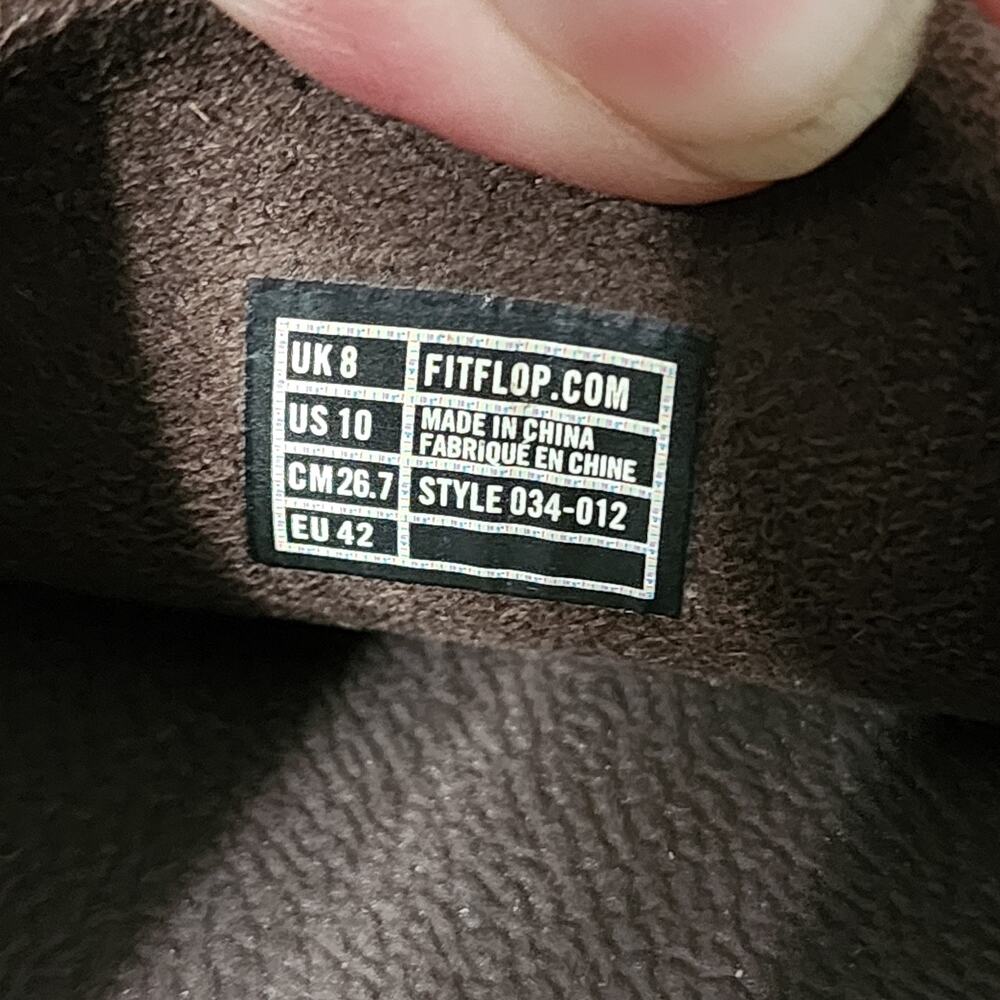 Fitflop Electra Classic Bronze Sequins Flip Flops Sandals Shoes Size 10 Brown - Picture 9 of 9
